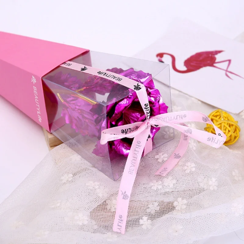 Creative Gift Rose Emulated Flower Gold Foil Rose Valentine's Day Gift Single Gold-plated Rose Bouquet Box Flower Hot #
Creative Gift Rose Emulated Flower Gold Foil Rose Valentine's Day Gift Single Gold-plated Rose Bouquet Box Flower Hot #
