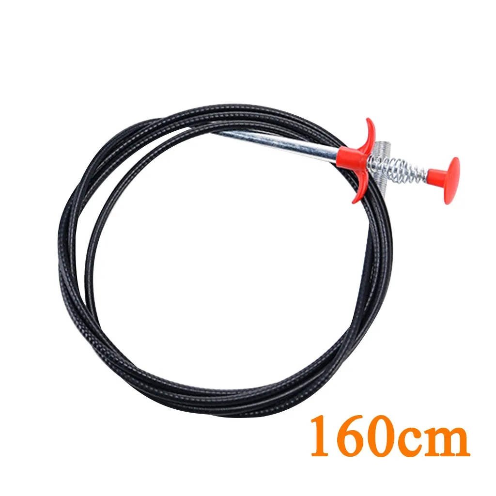 Flexible Stainless Steel Claw Spring Drain Cleaning Tools Kitchen Pipeline Dredge Hair Sewer Filter Clean Up Blockage Tool 160cm
Flexible Stainless Steel Claw Spring Drain Cleaning Tools Kitchen Pipeline Dredge Hair Sewer Filter Clean Up Blockage Tool 160cm