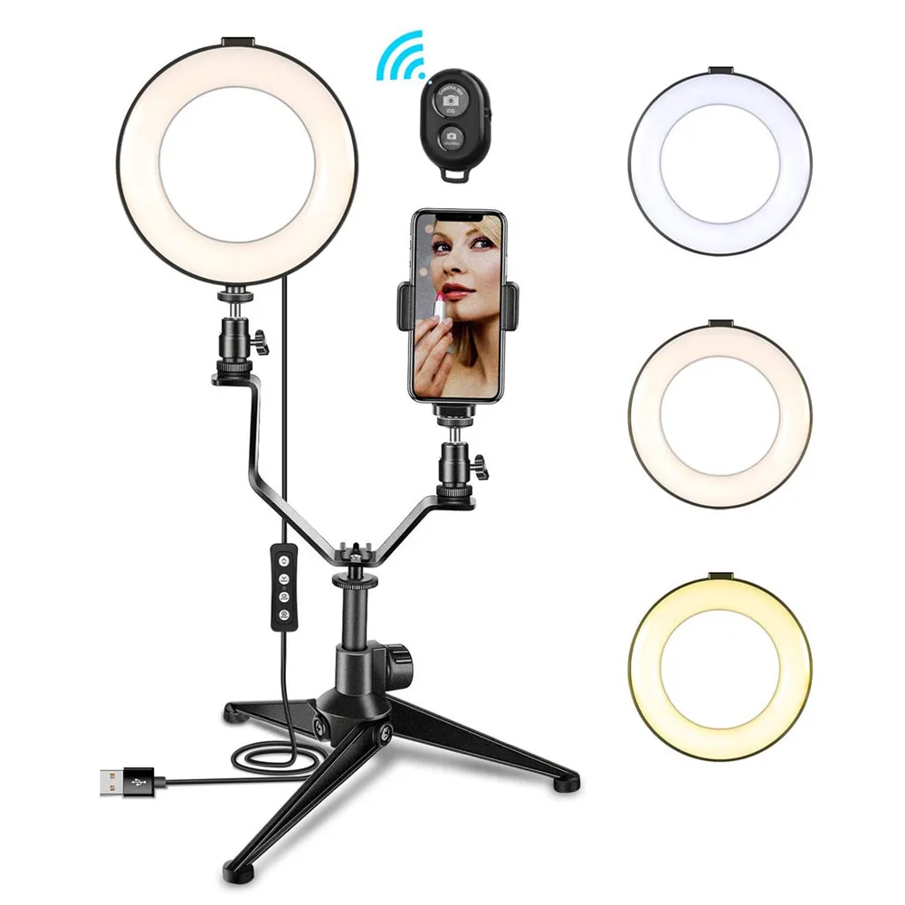 6" LED Ring Light Photo Lamp Light Bluetooth Cell Phone Stand Tripod Stand Fill light for self-media Accessories
6" LED Ring Light Photo Lamp Light Bluetooth Cell Phone Stand Tripod Stand Fill light for self-media Accessories