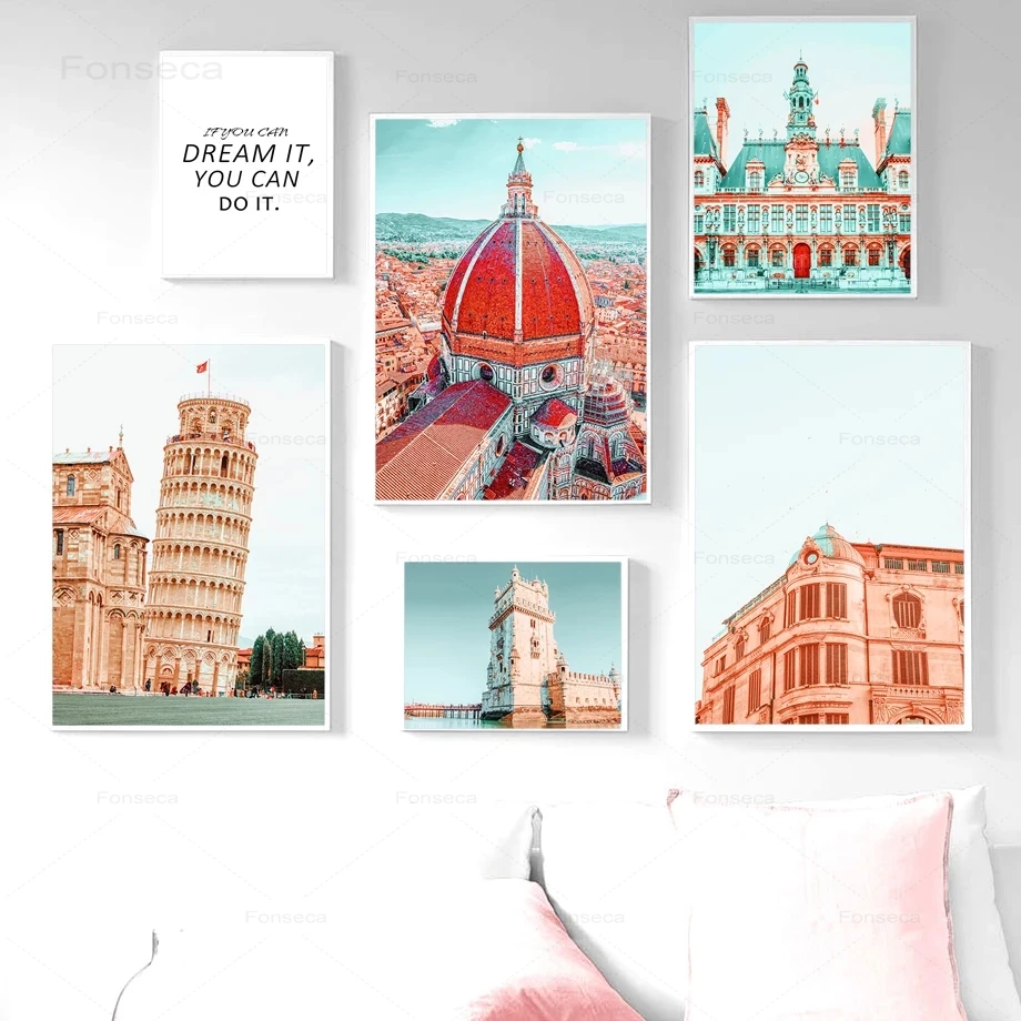 Italy Famous Attraction Canvas Painting City Landscape Travel Poster Nordic Print Modern Wall Art Decoration Picture Room Decor
Italy Famous Attraction Canvas Painting City Landscape Travel Poster Nordic Print Modern Wall Art Decoration Picture Room Decor
