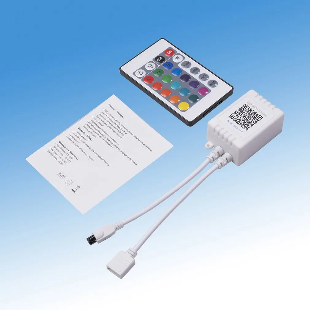 Wireless LED Light Controller With Remote Control Intelligent Symphony Music Controller Free Multi-purpose Application
Wireless LED Light Controller With Remote Control Intelligent Symphony Music Controller Free Multi-purpose Application