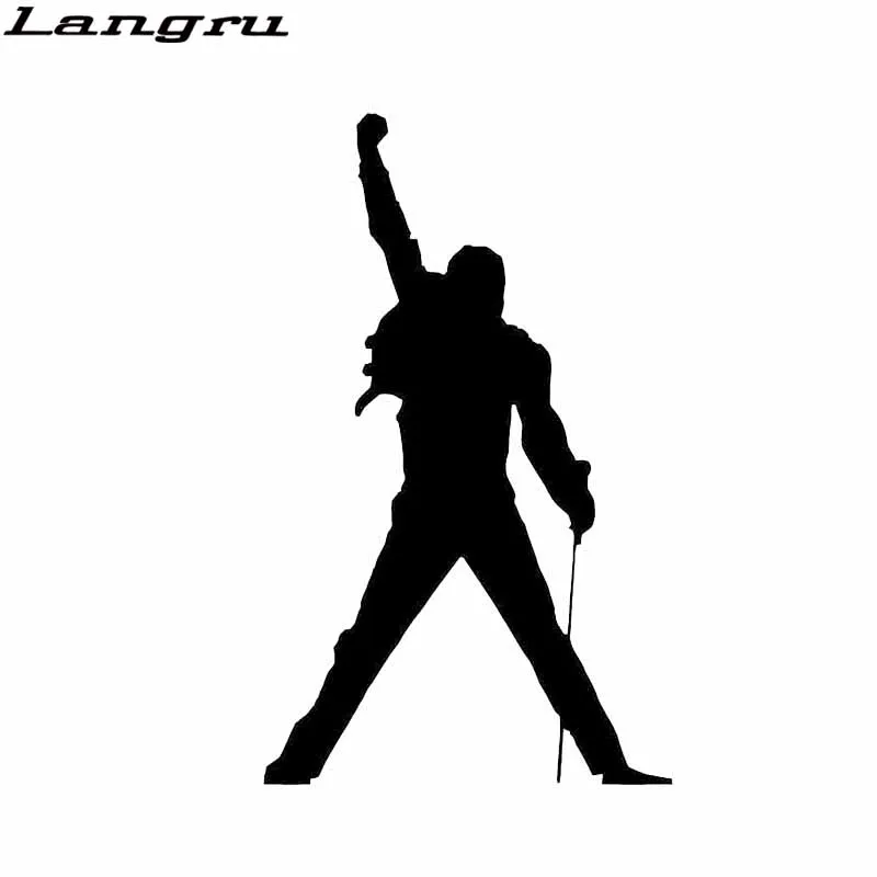 Langru 7 9 см * 13 музыка рок Фредди Меркурий Наклейка виниловая Автомобильная