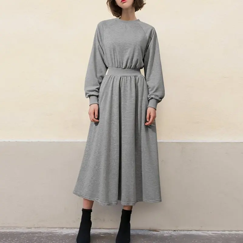 Autumn Winter Midi Dress Plus Size Women Long Vintage Maxi Dress Casual O Neck Big Size Large Vestido Pullovers Sweatershirt
Autumn Winter Midi Dress Plus Size Women Long Vintage Maxi Dress Casual O Neck Big Size Large Vestido Pullovers Sweatershirt