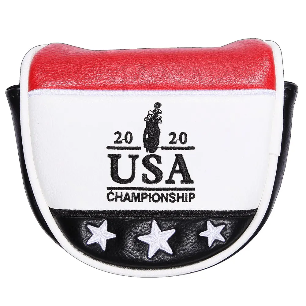 USA 2020 Premium Leather Golf Head Covers Mallet Putter Cover for Ghost Craz-E putter
USA 2020 Premium Leather Golf Head Covers Mallet Putter Cover for Ghost Craz-E putter
