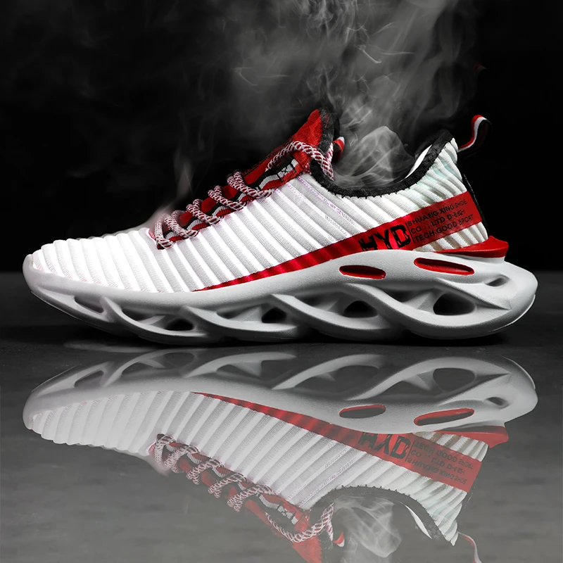 2020 Fashion Running Shoes Summer Sports Outdoor Casual Men Shoes Comfortable Breathable Mesh Sneaker Cushioning Blade Sneakers
2020 Fashion Running Shoes Summer Sports Outdoor Casual Men Shoes Comfortable Breathable Mesh Sneaker Cushioning Blade Sneakers