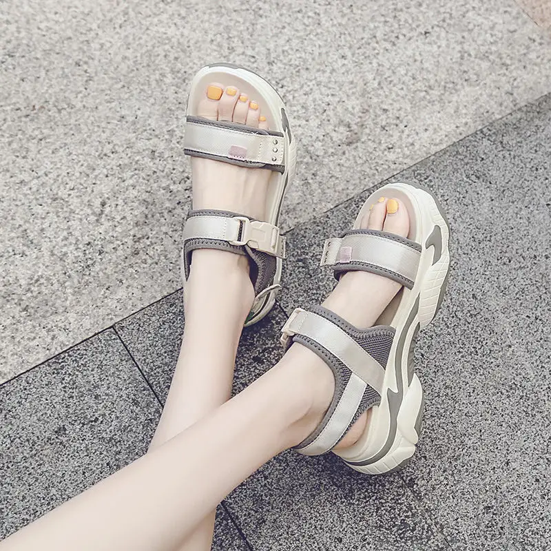 35-40 size Summer women shoes Height incresing shoes women sandals platform ladies shoes colleges students sandals ins gladiator
35-40 size Summer women shoes Height incresing shoes women sandals platform ladies shoes colleges students sandals ins gladiator