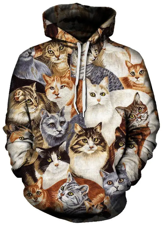 2018 Fashion 3D Printed Lovely Cat HOODIE UNISEX Famous Brand Harajuku Oversized Hip Hop W Men Sweatshirt 
2018 Fashion 3D Printed Lovely Cat HOODIE UNISEX Famous Brand Harajuku Oversized Hip Hop W Men Sweatshirt