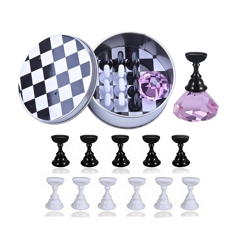 12PCS Set Magnetic Nail Art Display Stand Checkerboard Nail Art Stand Monitor Stand Sample Nail Pieces Practice Nail Salon Tools
12PCS Set Magnetic Nail Art Display Stand Checkerboard Nail Art Stand Monitor Stand Sample Nail Pieces Practice Nail Salon Tools