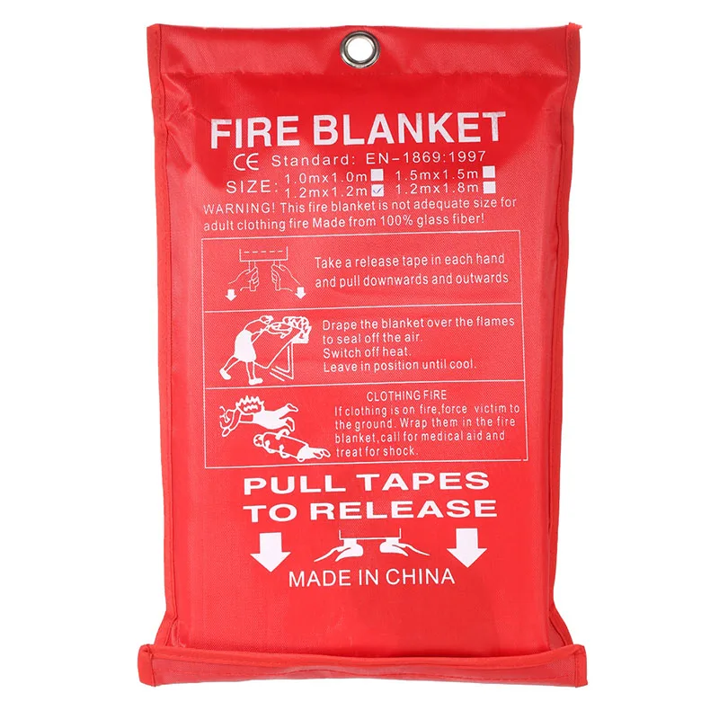 ZK20 1.5x1.5M Sealed Fire Blanket Home Safety Fighting Fire Extinguishers Tent Boat Emergency Survival Fire Shelter Safety Cover
ZK20 1.5x1.5M Sealed Fire Blanket Home Safety Fighting Fire Extinguishers Tent Boat Emergency Survival Fire Shelter Safety Cover