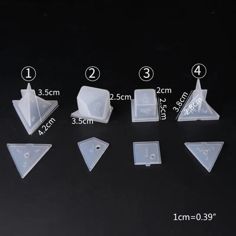 DIY Crystal Epoxy Mold Dice Fillet Shape Multi-spec Digital Game High Mirror Silicone Mould Making Accessories
DIY Crystal Epoxy Mold Dice Fillet Shape Multi-spec Digital Game High Mirror Silicone Mould Making Accessories