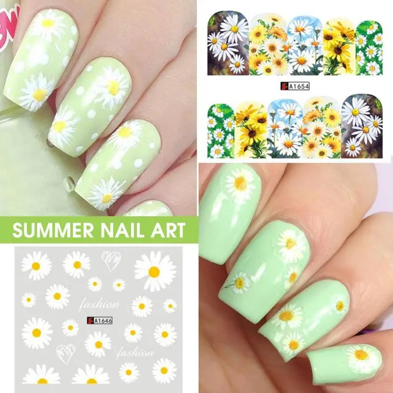 1PC Spring Flower Nail Stickers Sunflowers Design Flower Sticker Art Sliders Decoration Waterproof For Nail Q3Y4
1PC Spring Flower Nail Stickers Sunflowers Design Flower Sticker Art Sliders Decoration Waterproof For Nail Q3Y4
