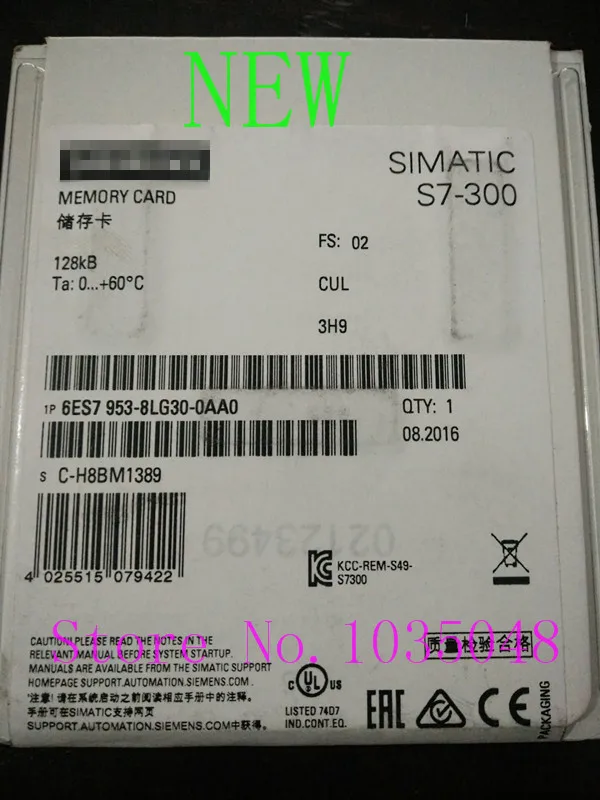1PC 6ES7953-8LG30-0AA0 6ES7 953-8LG30-0AA0 New and Original Priority use of DHL delivery
1PC 6ES7953-8LG30-0AA0 6ES7 953-8LG30-0AA0 New and Original Priority use of DHL delivery