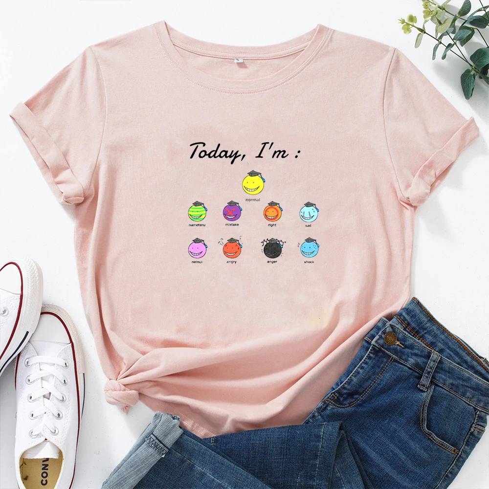 Today I'm Normal Womens T-shirt Short Sleeve T Shirt Women Cotton Loose Women Tshirt Casual Printing Tee Shirt Femme
Today I'm Normal Womens T-shirt Short Sleeve T Shirt Women Cotton Loose Women Tshirt Casual Printing Tee Shirt Femme