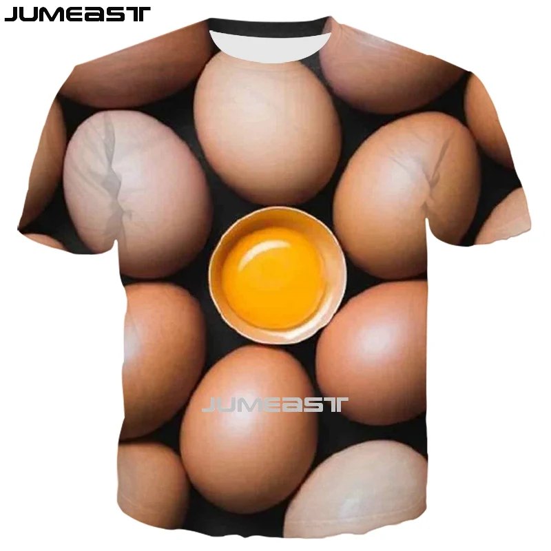 Jumeast Brand Men Women 3D Printed T-Shirt Lots Of Eggs Short Sleeve T Shirt Sport Pullover Tops Tees
Jumeast Brand Men Women 3D Printed T-Shirt Lots Of Eggs Short Sleeve T Shirt Sport Pullover Tops Tees