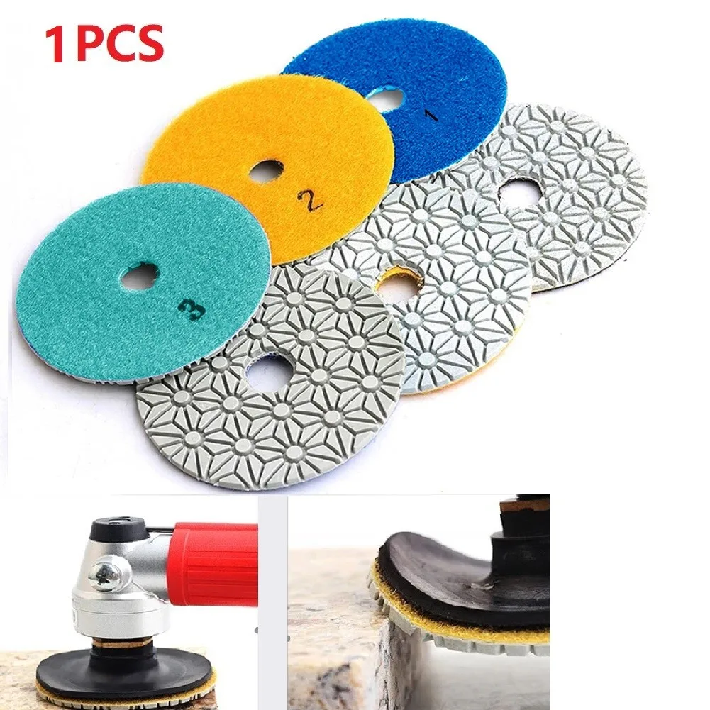 1pc 4 Inch 100mm Dry/wet Diamond 3 Step Polishing Pads Granite Polishing Tool High Density Pregnant Diamond Chips Pads
1pc 4 Inch 100mm Dry/wet Diamond 3 Step Polishing Pads Granite Polishing Tool High Density Pregnant Diamond Chips Pads