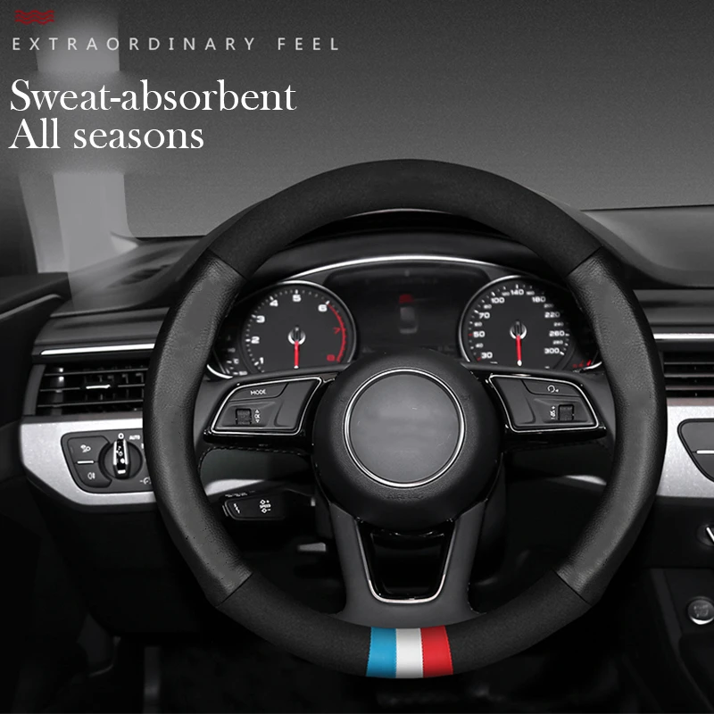 Universal Suede All Season Auto Car Steering Wheel Cover D Shape / Round Small / Big Size Suitable for 36cm 38cm 40cm
Universal Suede All Season Auto Car Steering Wheel Cover D Shape / Round Small / Big Size Suitable for 36cm 38cm 40cm