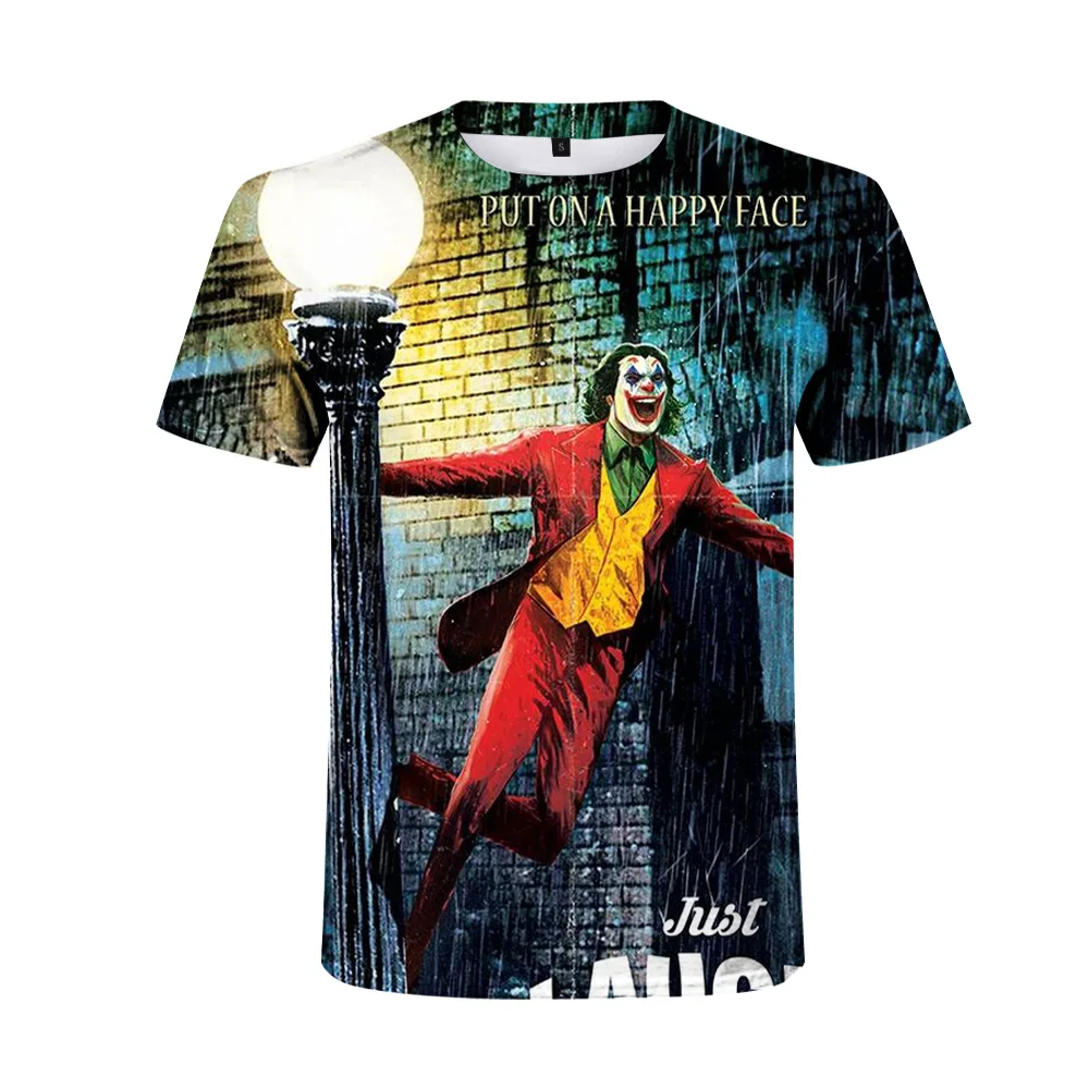 2021 The Clown Pattern Hot Sales Men's New Summer T-shirt With Round Neck Short Sleeve 3D Printed High Quality Tee Tops 
2021 The Clown Pattern Hot Sales Men's New Summer T-shirt With Round Neck Short Sleeve 3D Printed High Quality Tee Tops