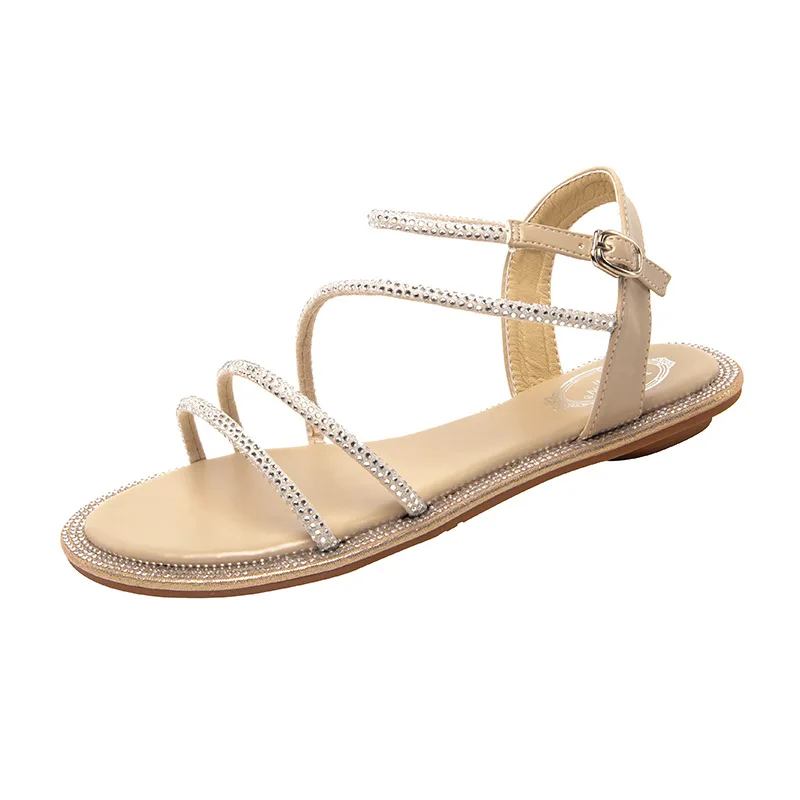2021 Summer New Diamond Sandals Female Small Fresh Fairy Style Wild Skirt Casual Net Red Ins Tide Word Belt Size Flat Shoes
2021 Summer New Diamond Sandals Female Small Fresh Fairy Style Wild Skirt Casual Net Red Ins Tide Word Belt Size Flat Shoes