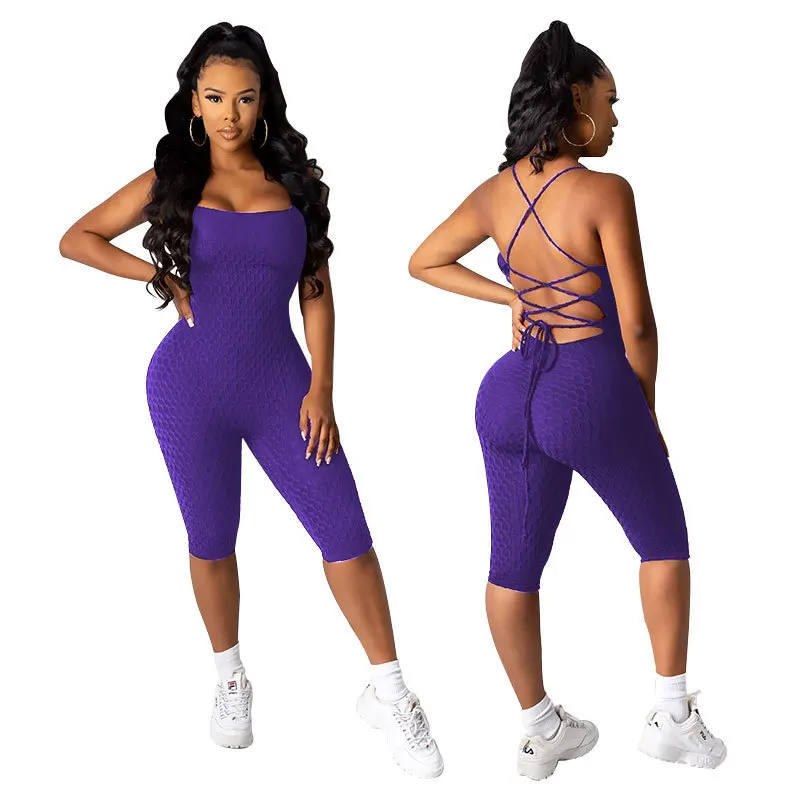 2021 Summer New Hot Sale Women's Hot Style Sexy Fashion Strap Big Open Back Yoga Shorts Casual Sports Jumpsuit
2021 Summer New Hot Sale Women's Hot Style Sexy Fashion Strap Big Open Back Yoga Shorts Casual Sports Jumpsuit