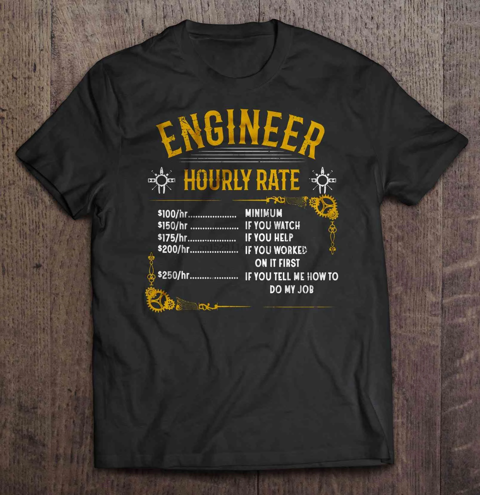 Men Funny T Shirt Fashion tshirt Engineer Hourly Rate Front Version Women t-shirt
Men Funny T Shirt Fashion tshirt Engineer Hourly Rate Front Version Women t-shirt