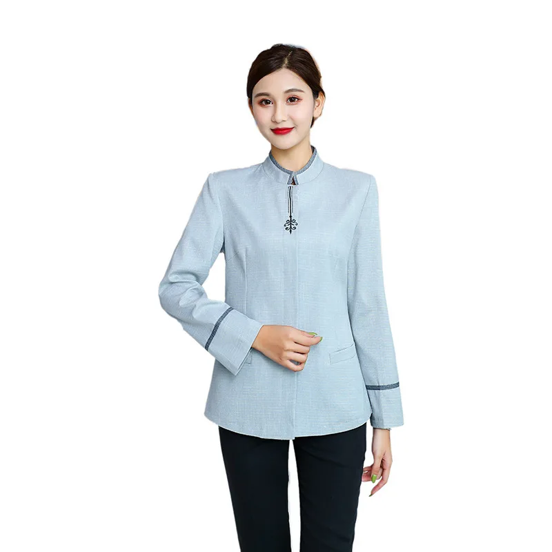 Supply New Long Sleeve Cleaning Service Uniform Clothing Large Size Hotel Hotel Room Attendant Cleaning
Supply New Long Sleeve Cleaning Service Uniform Clothing Large Size Hotel Hotel Room Attendant Cleaning