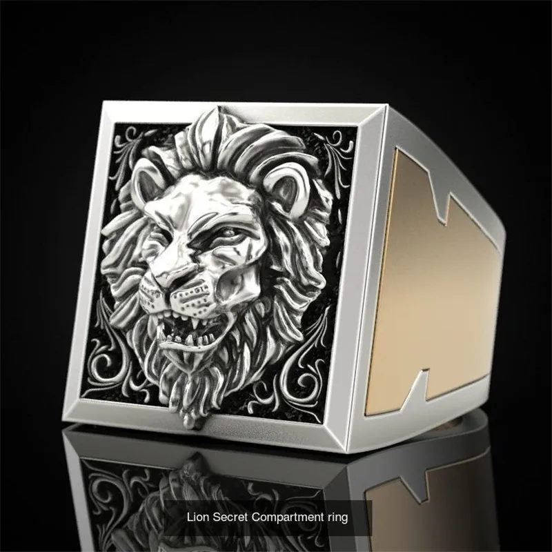 Mifeiya Punk Male Combination Rings Secret Kingdom Lion King Viking Ring For Men Live Forever Daily Jewelry
Mifeiya Punk Male Combination Rings Secret Kingdom Lion King Viking Ring For Men Live Forever Daily Jewelry