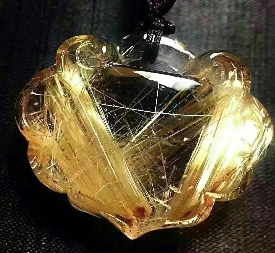 Genuine Natural Gold Rutilated Quartz Pendant Brazil Wealthy Safw Lock 29.35.13mm Women Jewelry 18K Gold AAAAAA
Genuine Natural Gold Rutilated Quartz Pendant Brazil Wealthy Safw Lock 29.35.13mm Women Jewelry 18K Gold AAAAAA