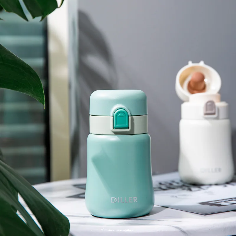 300ml Children's Vacuum Flask Stainless Steel Baby Straw Cup Creative Baby Cute Water Bottle Children's Life Essential Cup
300ml Children's Vacuum Flask Stainless Steel Baby Straw Cup Creative Baby Cute Water Bottle Children's Life Essential Cup