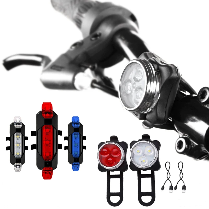 Bike MTB Light Bright Taillight Mountain Road Lamp USB Rechargeable Cycling Safety Warning Front Rear Flashlight Accessories
Bike MTB Light Bright Taillight Mountain Road Lamp USB Rechargeable Cycling Safety Warning Front Rear Flashlight Accessories