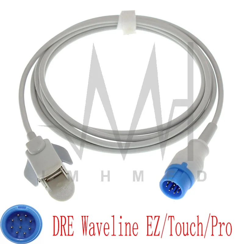Compatible with spo2 Sensor of DRE Waveline EZ/ Touch/Pro Monitor,Adult/Child/Neonate/Ear/Forehead Oximetry Cable 10pin 3m
Compatible with spo2 Sensor of DRE Waveline EZ/ Touch/Pro Monitor,Adult/Child/Neonate/Ear/Forehead Oximetry Cable 10pin 3m