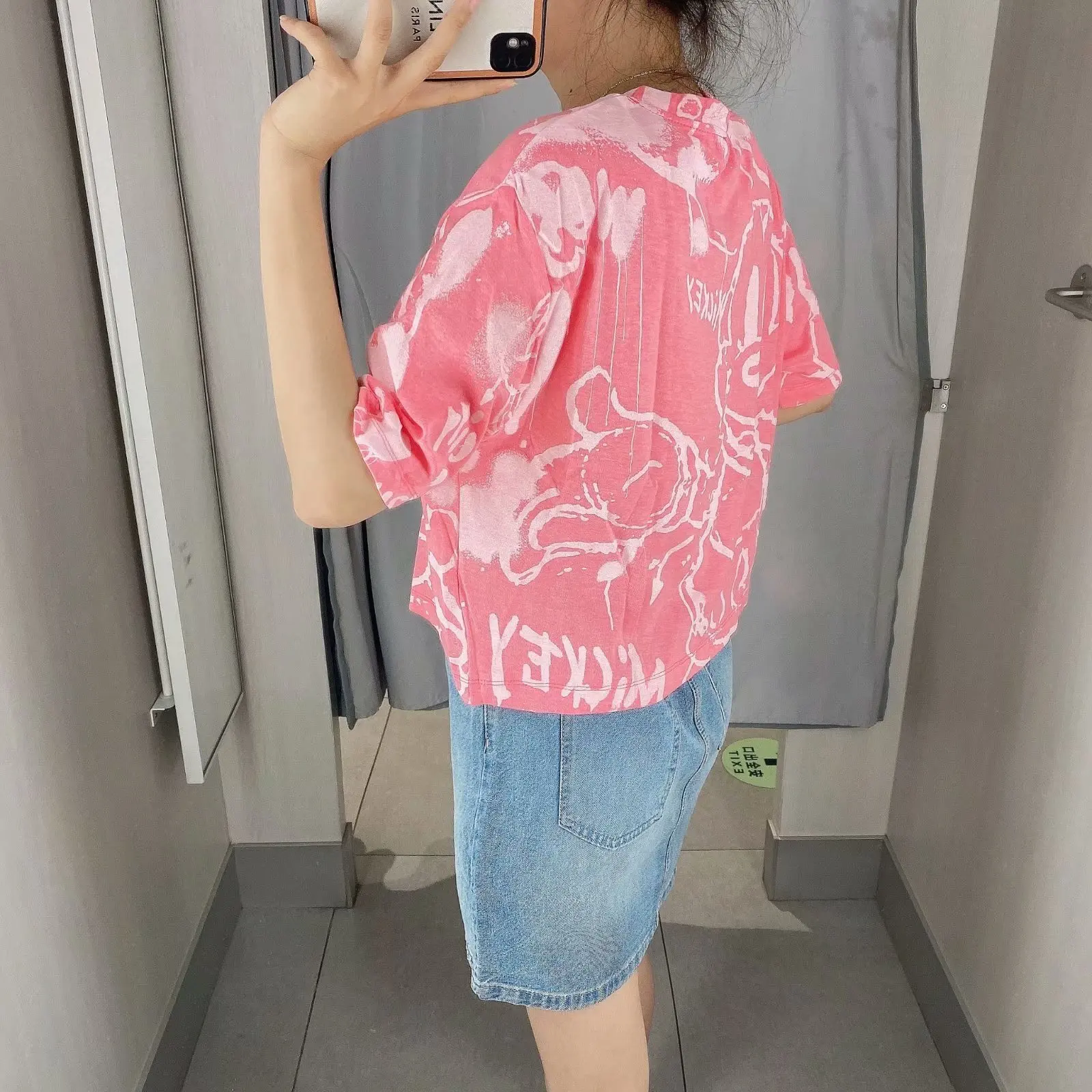 Disney summer trendy preppy style loose round neck bottom shirt Minnie printed cotton short-sleeved T-shirt Youthful vitality
Disney summer trendy preppy style loose round neck bottom shirt Minnie printed cotton short-sleeved T-shirt Youthful vitality