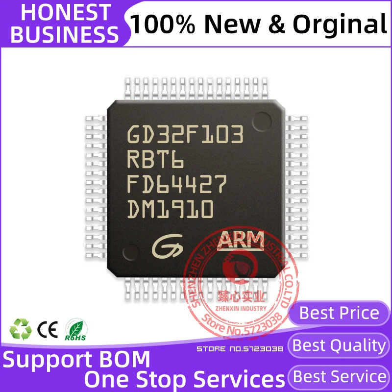 Компьютерные компоненты 1 шт./лот GD32F103RBT6 GD32F103RCT6 GD32F103RET6 GD32F103RGT6 GD32F103R8T6
Компьютерные компоненты 1 шт./лот GD32F103RBT6 GD32F103RCT6 GD32F103RET6 GD32F103RGT6 GD32F103R8T6
