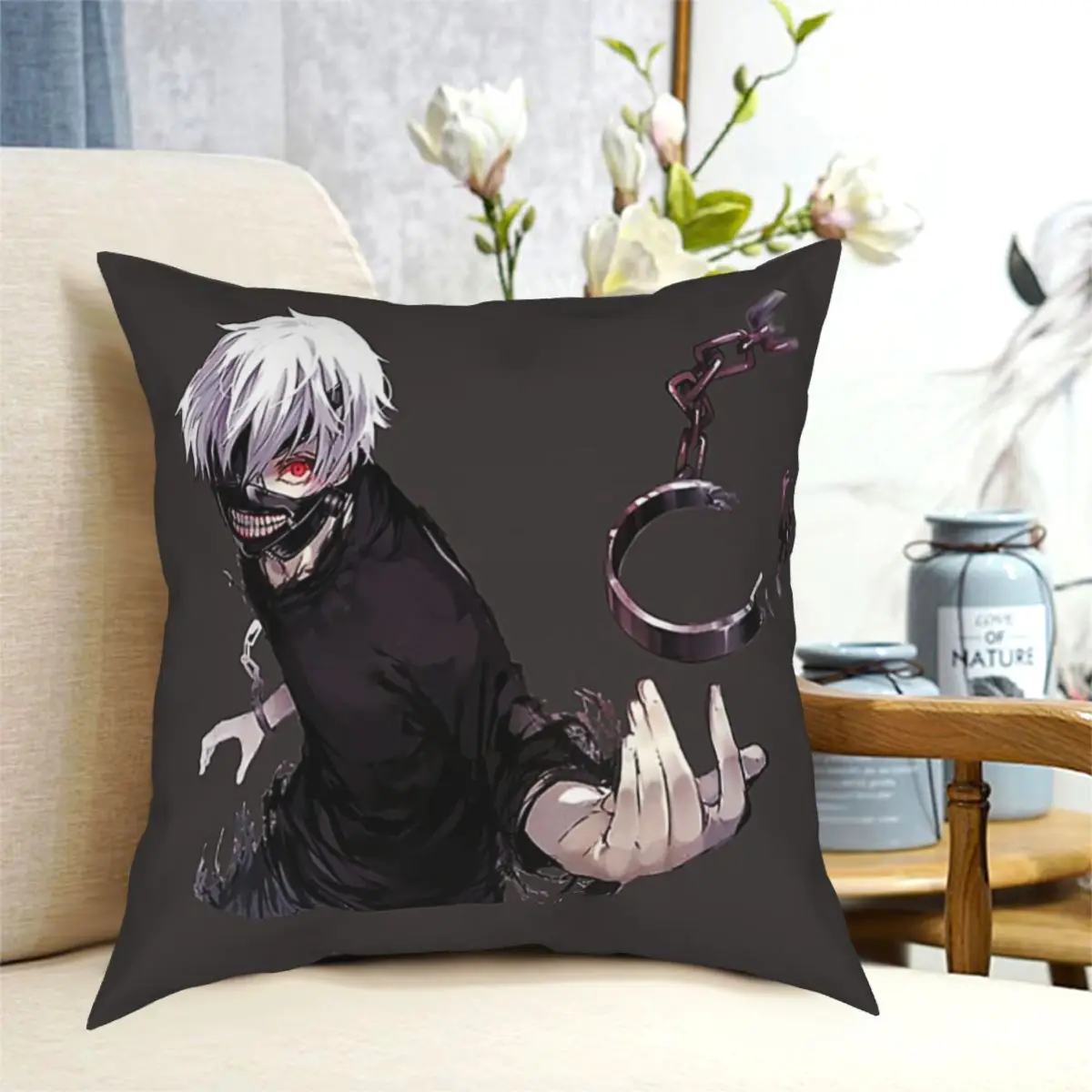 Tokyo ghoul Throw Pillow Travel Pillow Bed pillow Cushion Cover Decorative Pillowcases Case Home Sofa Cushions 40x40,45x45cm 
Tokyo ghoul Throw Pillow Travel Pillow Bed pillow Cushion Cover Decorative Pillowcases Case Home Sofa Cushions 40x40,45x45cm