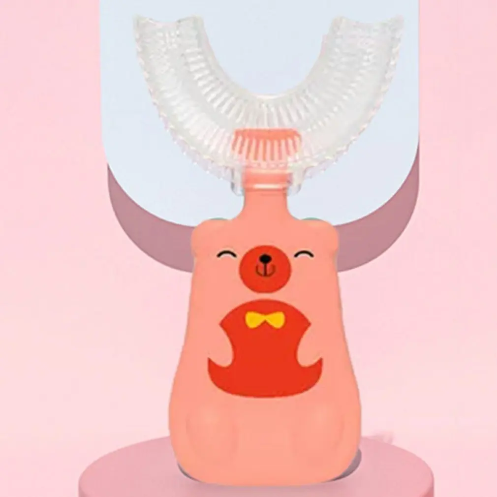Children's U-shaped Toothbrush Liquid Silicone Brush Head Vertical Handle Manual Soft Bristles Children's Toothbrush
Children's U-shaped Toothbrush Liquid Silicone Brush Head Vertical Handle Manual Soft Bristles Children's Toothbrush