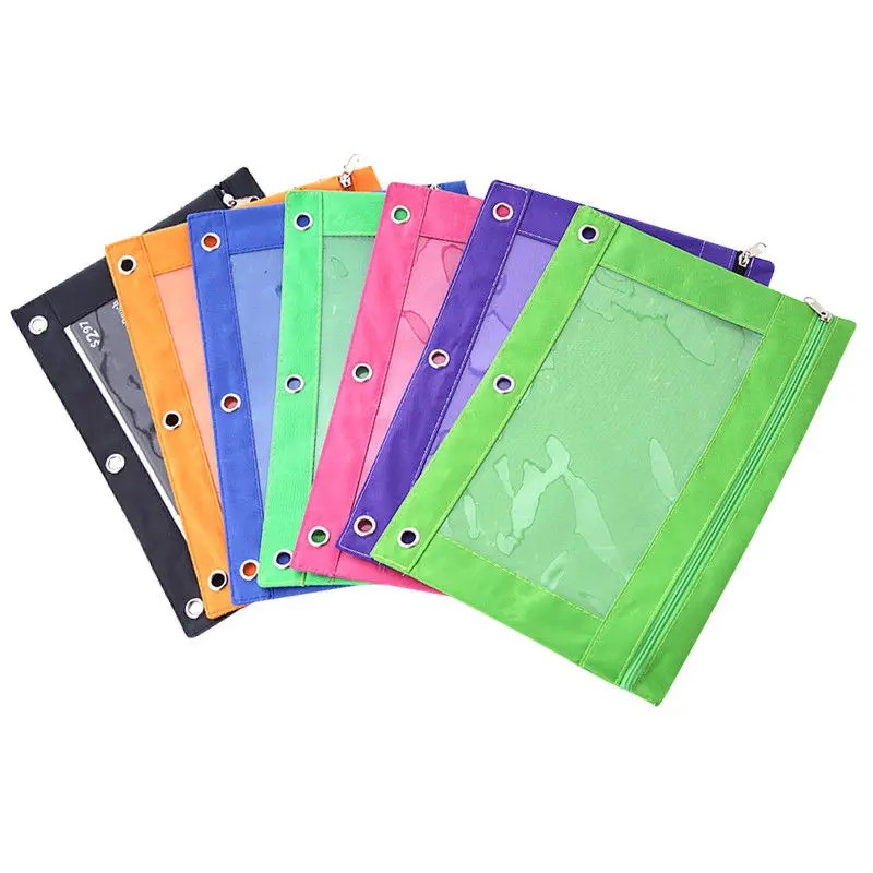 1pc B5 Zippered Ring Binder Document Folder 3 Holes Ring Pencil Bag School Office Supply Stationery Holder Portable Storage Bag
1pc B5 Zippered Ring Binder Document Folder 3 Holes Ring Pencil Bag School Office Supply Stationery Holder Portable Storage Bag