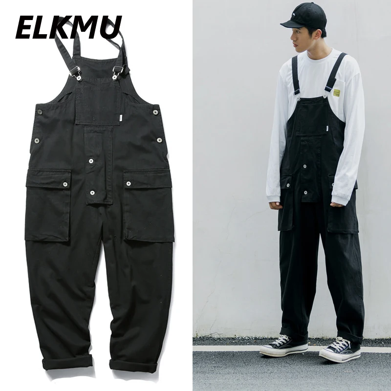 ELKMU Denim Overalls Men Fashion Streetwear Solid Color Jeans Multi-pocket Cargo Overalls Harajuku Loose Denim Pants Male HM051
ELKMU Denim Overalls Men Fashion Streetwear Solid Color Jeans Multi-pocket Cargo Overalls Harajuku Loose Denim Pants Male HM051
