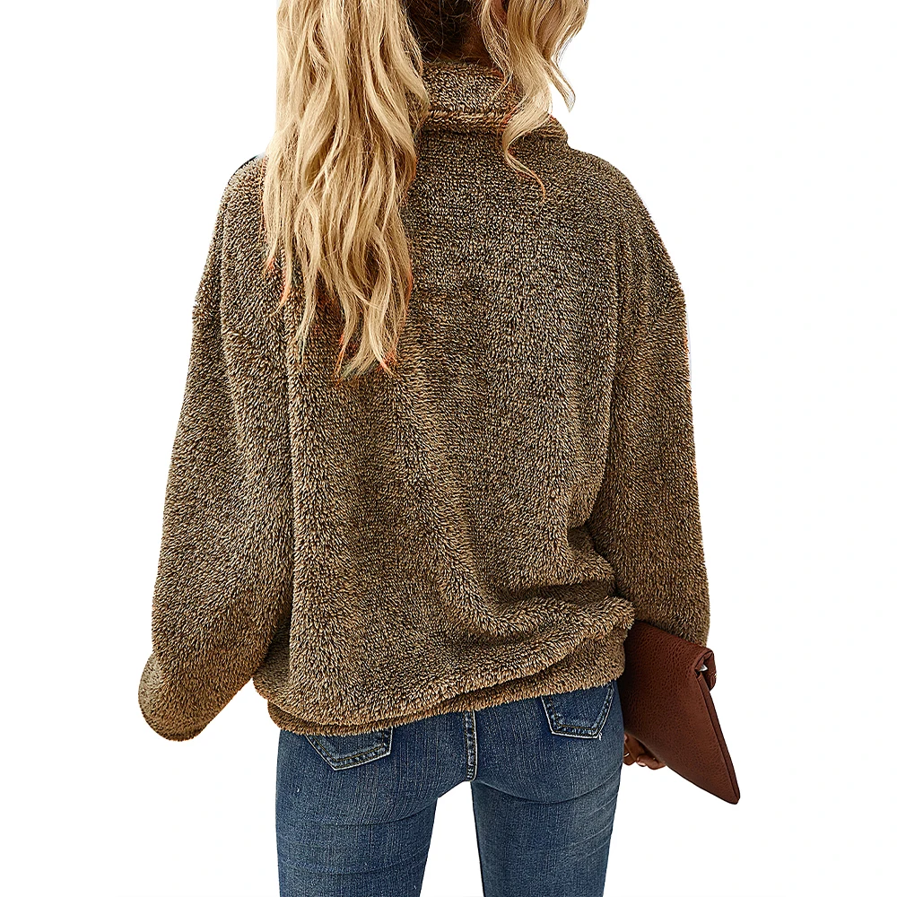 Winter Coat Women Jacket Turn Down Collar Women Teddy Bear Jacket Casual Long Sleeve Outwear Zipper Fleece Coat Women Clothing
Winter Coat Women Jacket Turn Down Collar Women Teddy Bear Jacket Casual Long Sleeve Outwear Zipper Fleece Coat Women Clothing