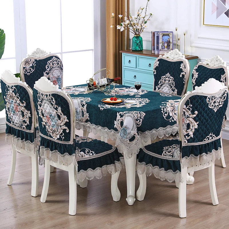 European Style Tablecloth and Chair Covers Elastic Rectangular Dinning Table Covers Clothes for Party Event Home Decorations
European Style Tablecloth and Chair Covers Elastic Rectangular Dinning Table Covers Clothes for Party Event Home Decorations