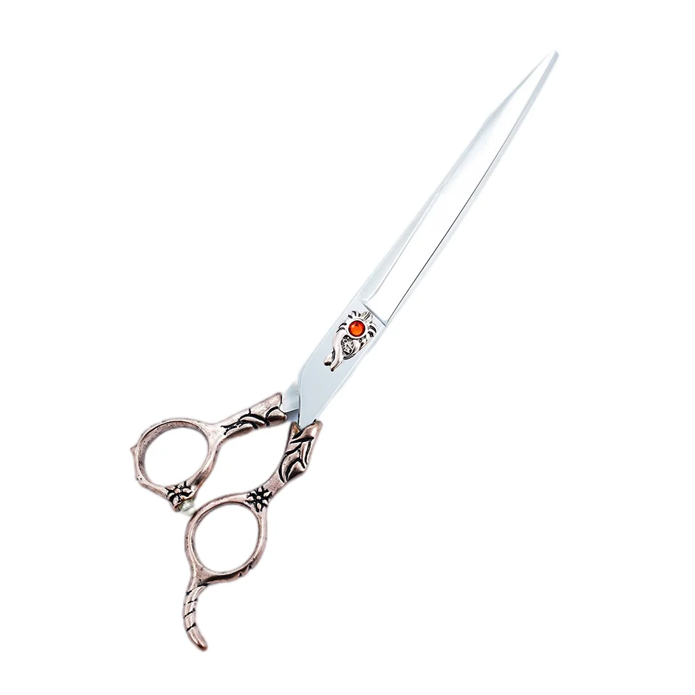 Профессиональные ножницы для стрижки домашних животных, из нержавеющей стали 440C, 8 дюймов, в европейском и японском стиле ретро, для груминга собак
Профессиональные ножницы для стрижки домашних животных, из нержавеющей стали 440C, 8 дюймов, в европейском и японском стиле ретро, для груминга собак