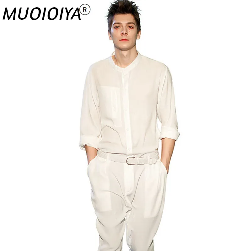 Mens Jumpsuit One Piece Romper Long Sleeve Casual Fashion Pants Men Overalls Big Plus Size Spring Fall Cotton Male Clothes Belt
Mens Jumpsuit One Piece Romper Long Sleeve Casual Fashion Pants Men Overalls Big Plus Size Spring Fall Cotton Male Clothes Belt
