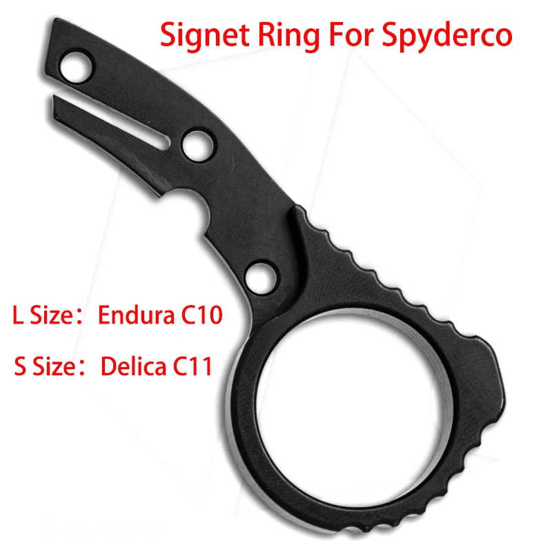 Aluminum Alloy Knife Signet Ring Backspacer For Spyderco Endura C10 Matriarch C12 Delica C11 Handle DIY Making Accessories Parts
Aluminum Alloy Knife Signet Ring Backspacer For Spyderco Endura C10 Matriarch C12 Delica C11 Handle DIY Making Accessories Parts