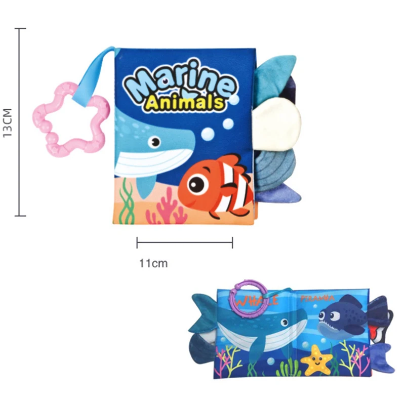 Soft Baby Cloth Book Animal Tail Early Learning Books Crinkly Sounds Rattle Toy Toddler Infants Babies Newborn Educational Game
Soft Baby Cloth Book Animal Tail Early Learning Books Crinkly Sounds Rattle Toy Toddler Infants Babies Newborn Educational Game