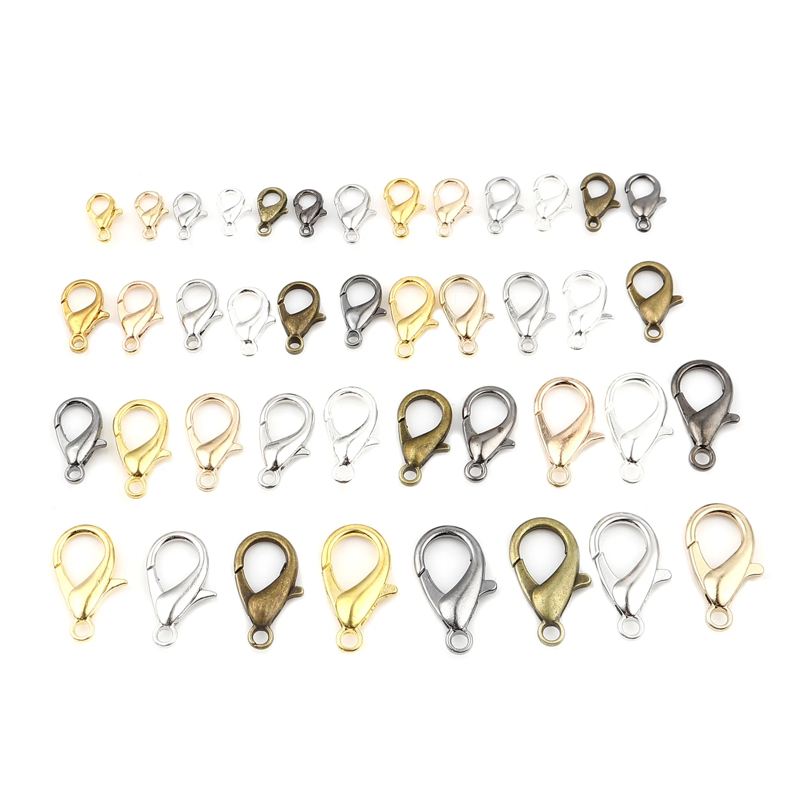 20pcs 5mm/7mm/8mm/10mm/12mm Lobster Clasp Hooks For Necklace Bracelet Chain DIY Fashion Making Jewelry Hook Findings
20pcs 5mm/7mm/8mm/10mm/12mm Lobster Clasp Hooks For Necklace Bracelet Chain DIY Fashion Making Jewelry Hook Findings
