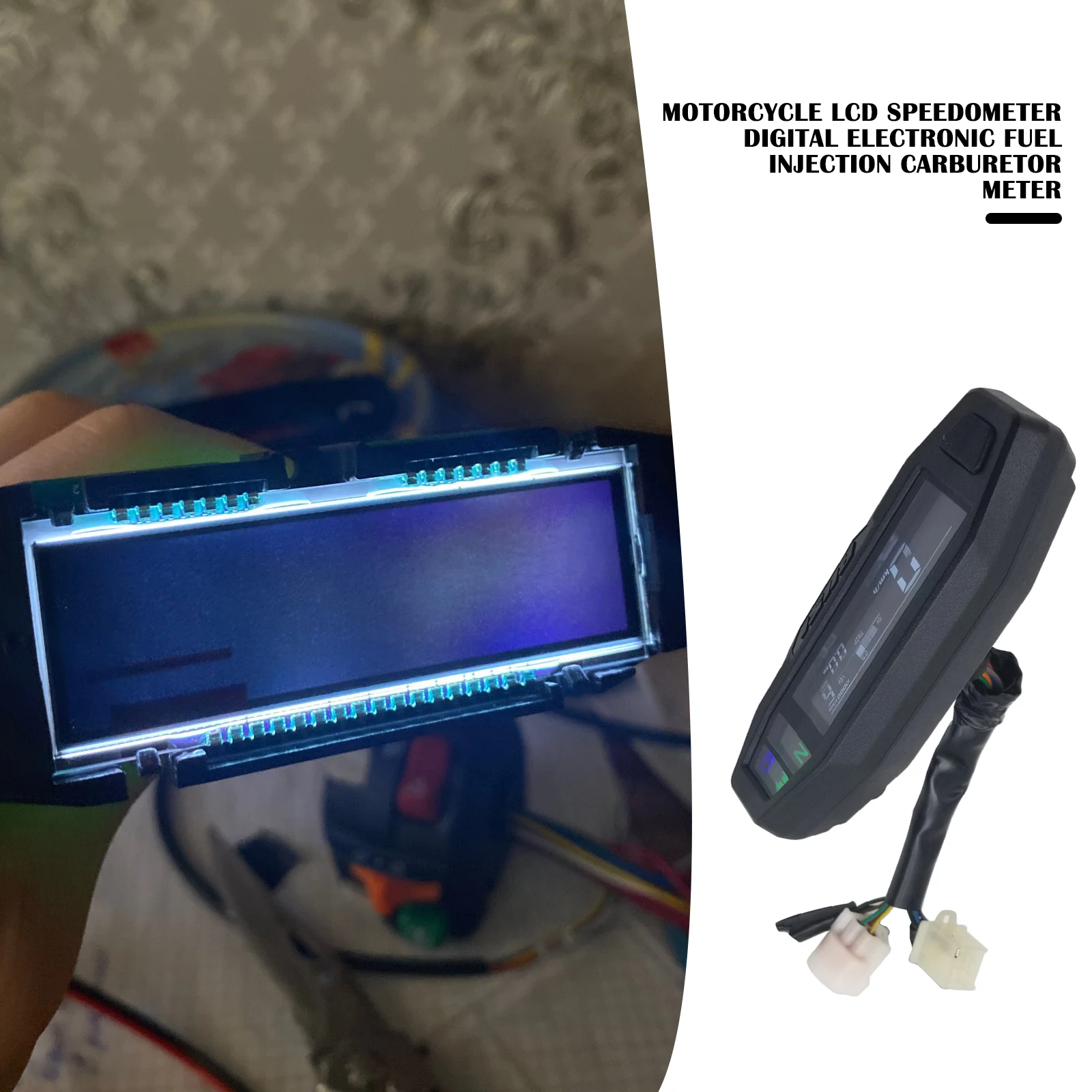 New Motorcycle LCD Speedometer Digital Motorcycle Odemeter Electric Injection And Carburetor Meter Motorcycle Parts
New Motorcycle LCD Speedometer Digital Motorcycle Odemeter Electric Injection And Carburetor Meter Motorcycle Parts