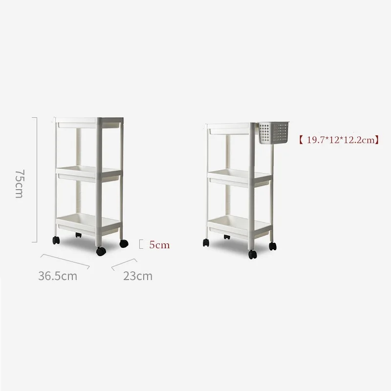 Home Multifunctional Simple Kitchen Shelf Multi-layer Plastic Floor Pulley Removable Bathroom Storage Rack Storage Organization
Home Multifunctional Simple Kitchen Shelf Multi-layer Plastic Floor Pulley Removable Bathroom Storage Rack Storage Organization