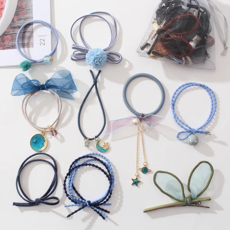 9 Pcs/Bag Sweet Bow Elastic Hair Bands Women Solid Thin Hair Ties Girls Bowknot Rubber Bands Ponytail Holder Hair Accessories
9 Pcs/Bag Sweet Bow Elastic Hair Bands Women Solid Thin Hair Ties Girls Bowknot Rubber Bands Ponytail Holder Hair Accessories