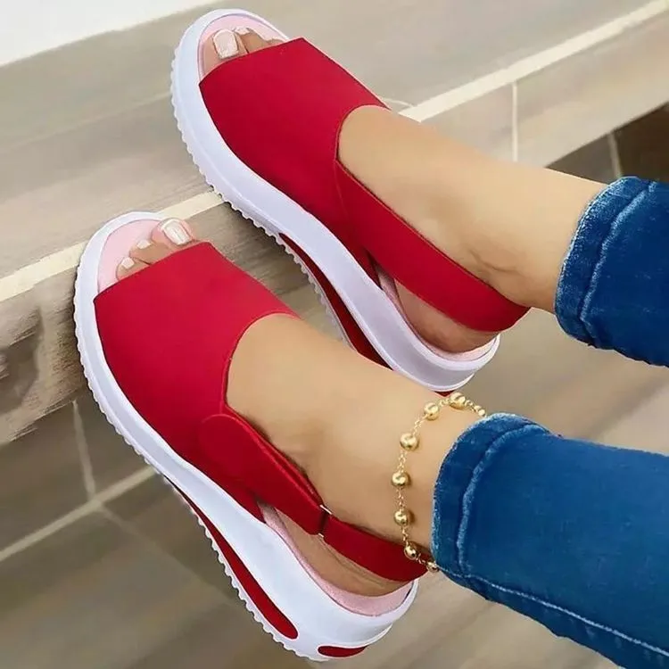 Fashion women's Sandals new high-heeled women's sandals Suede open-toe fish mouth sandals thick with Red women's shoes Large siz
Fashion women's Sandals new high-heeled women's sandals Suede open-toe fish mouth sandals thick with Red women's shoes Large siz