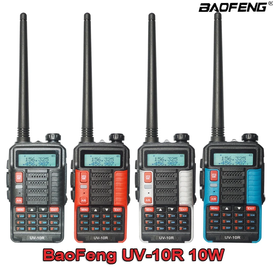 Baofeng UV 10R Professional Walkie Talkies High Power 10W Dual Band 2 way CB Ham Radio hf two-way Transceiver VHF UHF BF UV-10R
Baofeng UV 10R Professional Walkie Talkies High Power 10W Dual Band 2 way CB Ham Radio hf two-way Transceiver VHF UHF BF UV-10R