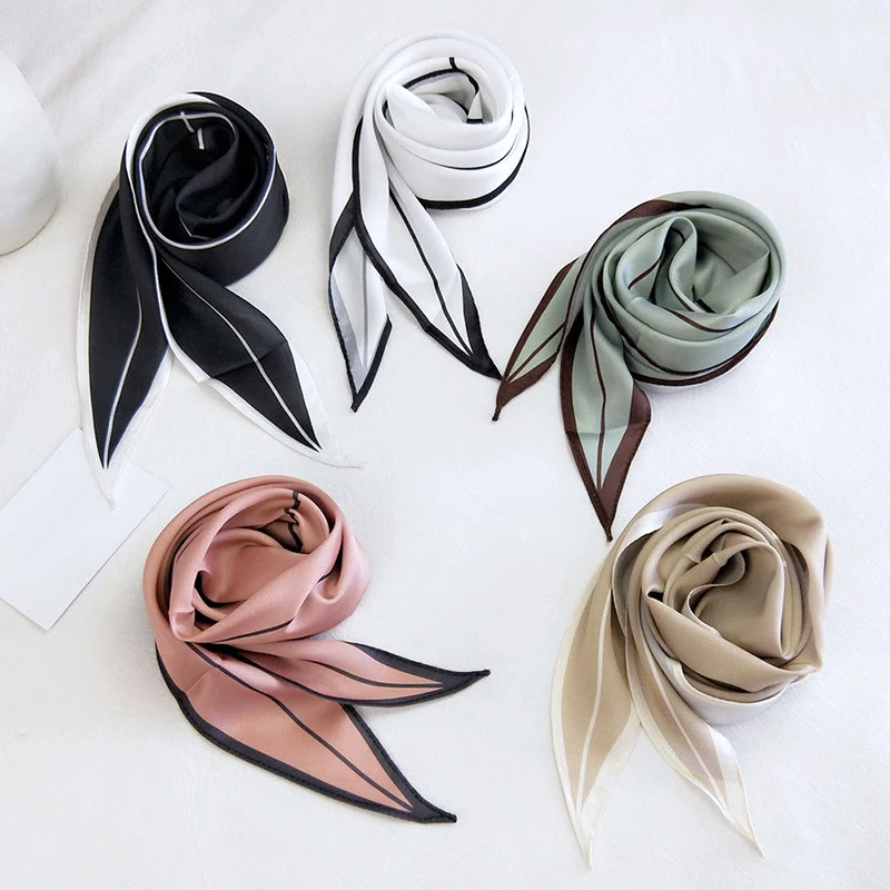 Korean Style Silk Scarf Women Fashion Foulard Femme Profession Diamond Hair Scarf Satin Neck Scarves Decoration Girls Head Scarf
Korean Style Silk Scarf Women Fashion Foulard Femme Profession Diamond Hair Scarf Satin Neck Scarves Decoration Girls Head Scarf