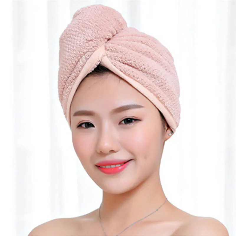 1 Pc Quick Dry Towels Microfiber Fabric Dry Hair Hat Shower Cap Lady Turban Bath Towel Absorbent 
1 Pc Quick Dry Towels Microfiber Fabric Dry Hair Hat Shower Cap Lady Turban Bath Towel Absorbent